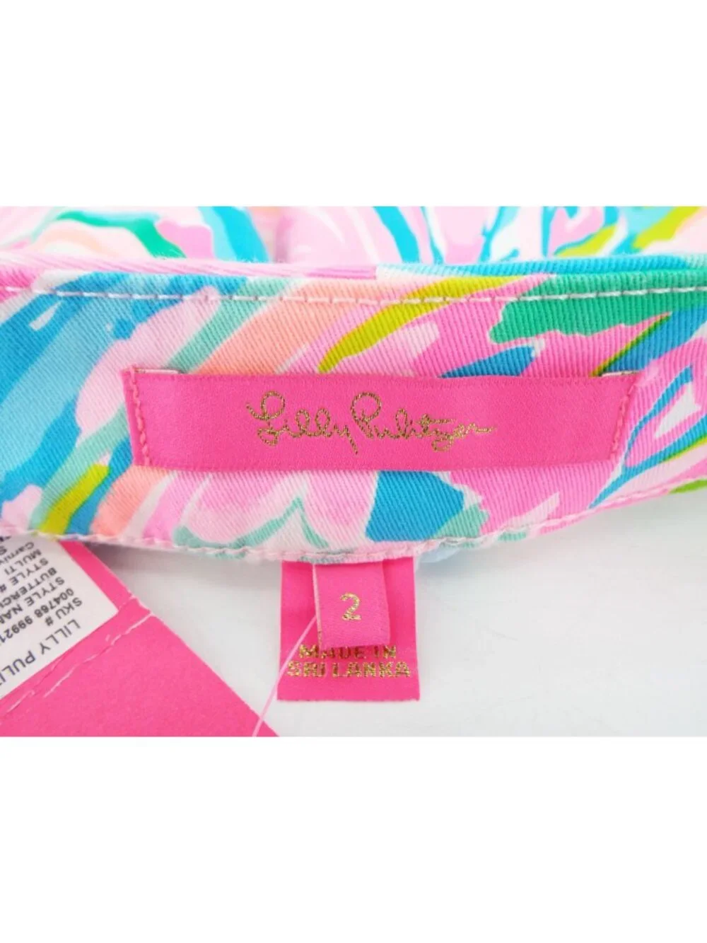 Lilly Pulitzer Buttercup Stretch Shorts Carnivale Coral Size 2 NWT